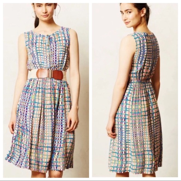 Anthropologie Dresses & Skirts - ~ Anthropologie Geo Print Dress Plenty Tracy Reese Size 4